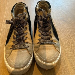 Golden Goose GGDB Mid Star Women's Sneakers- Navy/White